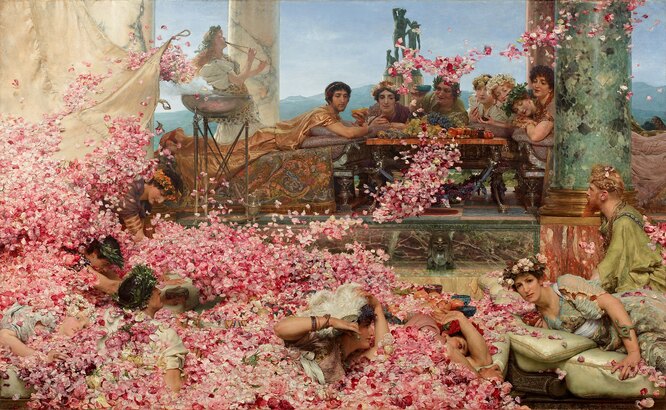 «Розы Гелиогабала», Лоуренс Альма-Тадема. 1888