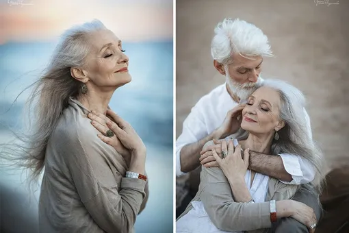 Старики или модели? Фотосессия пожилой пары вызвала противоречивые эмоции у публики