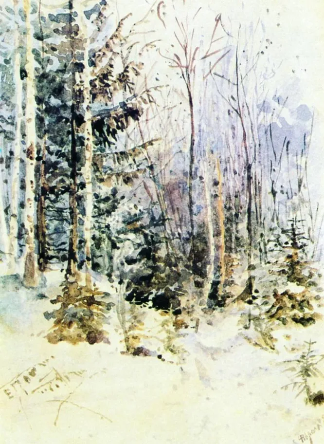 Зимний пейзаж, 1885
