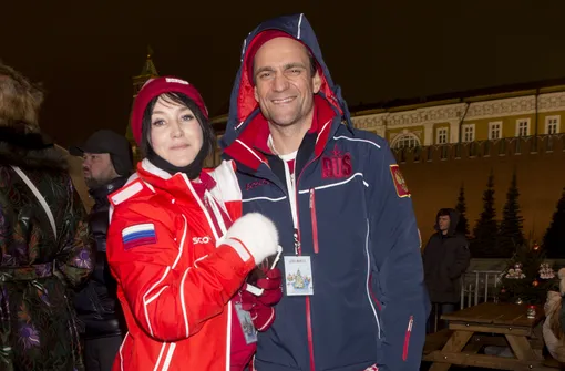 Дмитрий Миллер с женой Марией Деллос