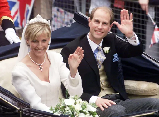 Свадьба Софи Рис-Джонс и принца Эдварда 19 июня 1999 года