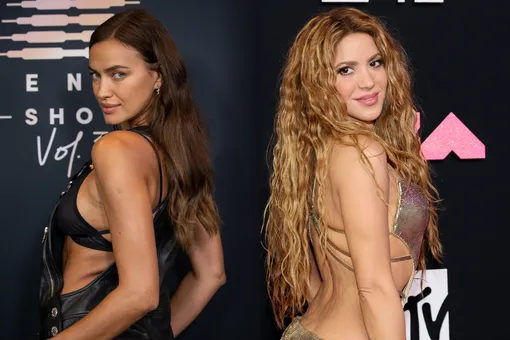 Прощай Vogue! Шакира в костюме русалки и Ирина Шейк в ретро-платье в особенной фотосессии