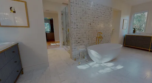 ванна в комнате — дизайн интерьера для старых квартир