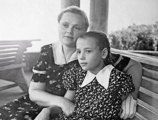 Лидия Санавева с дочкой Леной