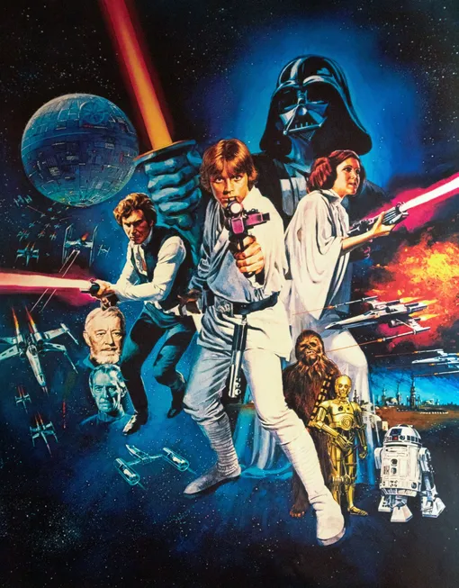 Рекламный постер «Звёздных войн»