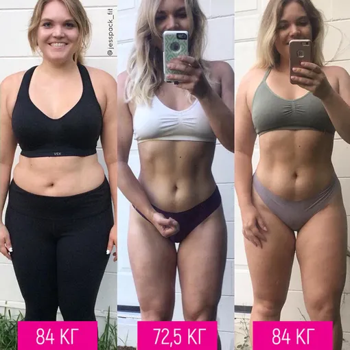 Почему фигура не зависит от веса: сравните фото этих девушек до и после занятий спортом