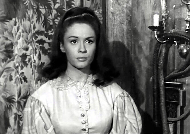 Кадр из сериала «Видок» (1967). В роли Аннетт — Женевьев Фонтанель