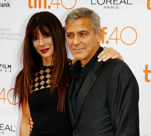 Фото Сандры Буллок и Джорджа Клуни