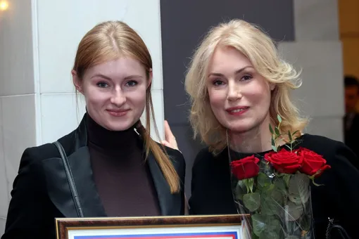 Мария Шукшина с дочерью
