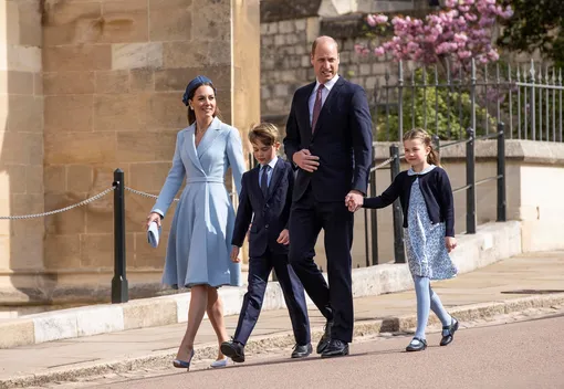 принц Уильям, Кейт Миддлтон, принц Джордж и принцесса Шарлотта