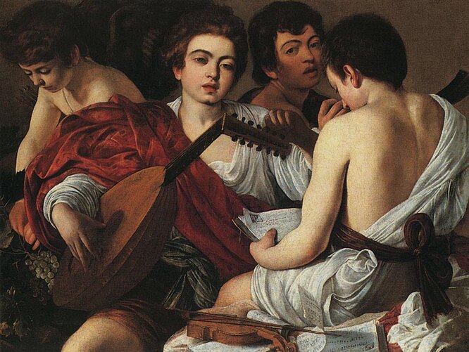 «Музыканты», Караваджо (1595) «Музыканты», Караваджо (1595)