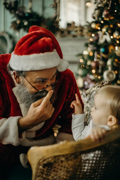 Санта Клаус и малыш