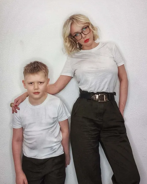 Маша Малиновская с сыном Мироном фото