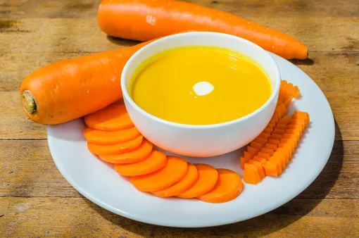 морковный суп-пюре на воде