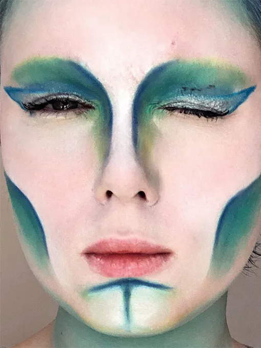 Первый drag-макияж для съемки Dragzina, 2019