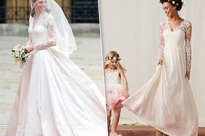H&M выпустил линейку свадебных платьев. Одно из них очень похоже на подвенечный наряд Кейт Миддлтон