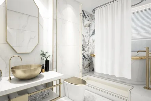 Стиль «метро»: как привнести в интерьер скучной белой ванны атмосферу бутик-отеля