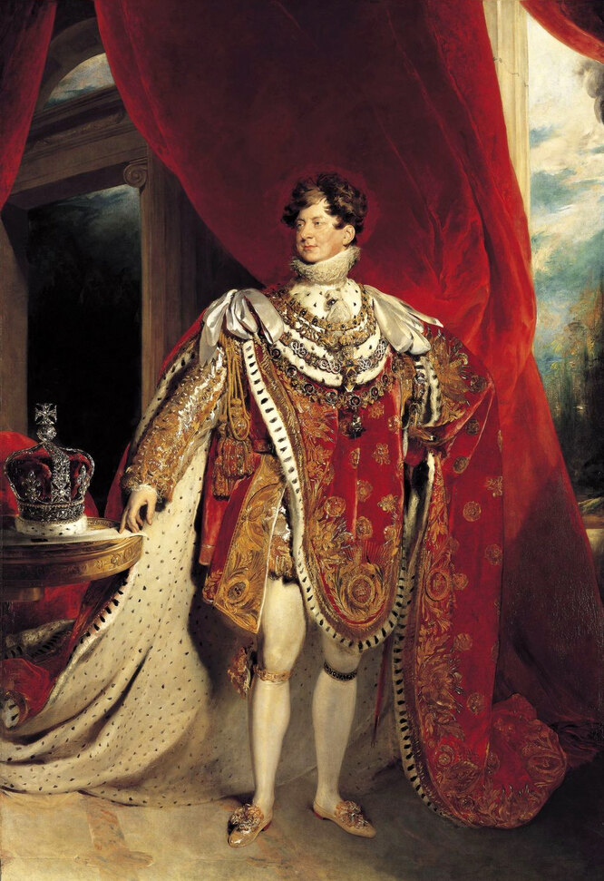 Георг IV. Портрет авторства Томаса Лоуренса