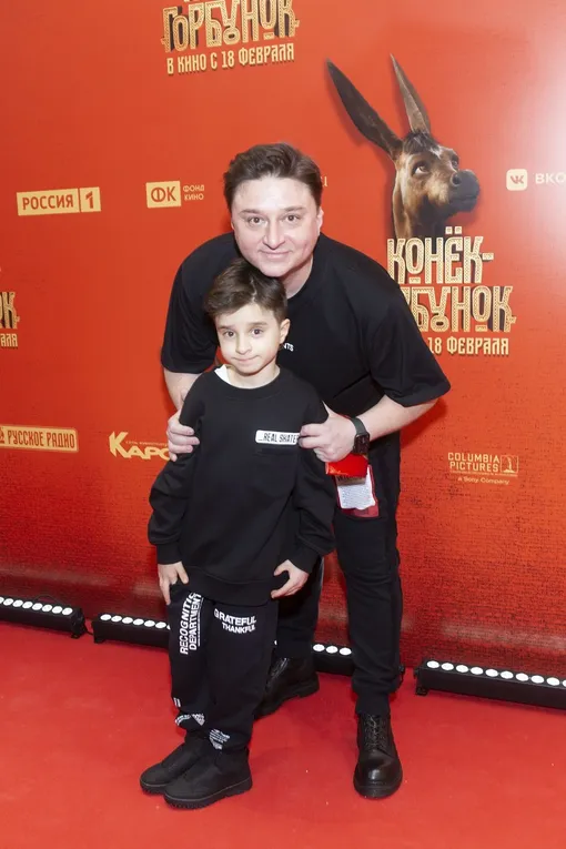 Максим Лагашкин с сыном