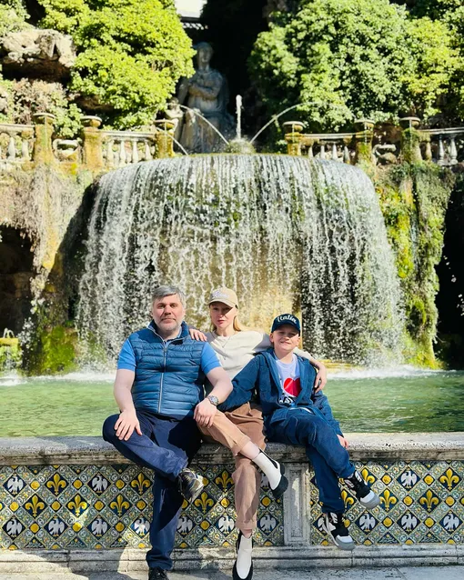 Ольга Медынич и Джемал Тетруашвили фото с сыном Ольги Дмитрием