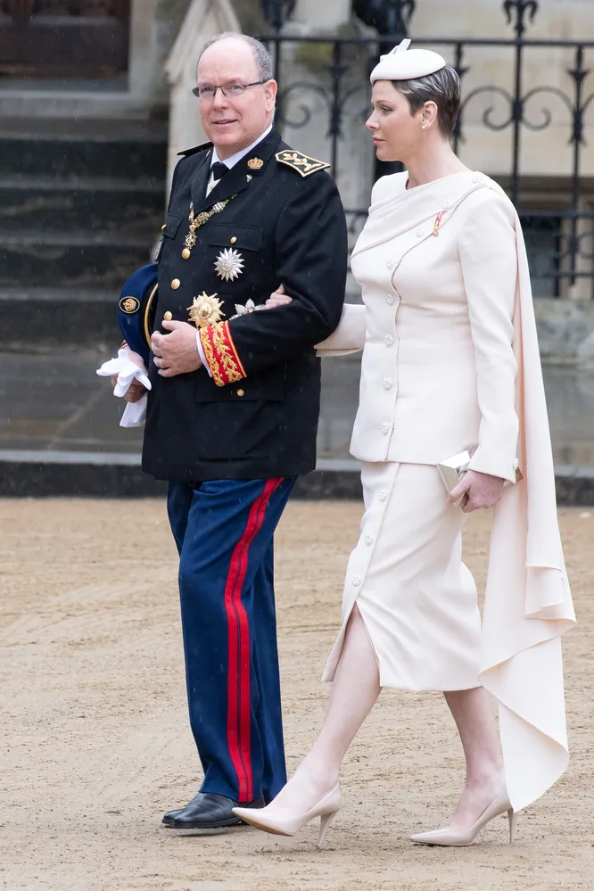 Принц Монако Альбер и княгиня Шарлен