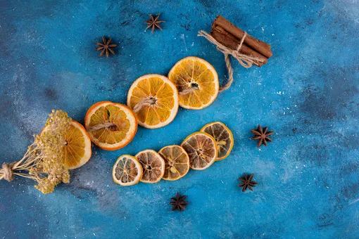 Как сделать гирлянду из сушёных апельсинов: пошаговая инструкция