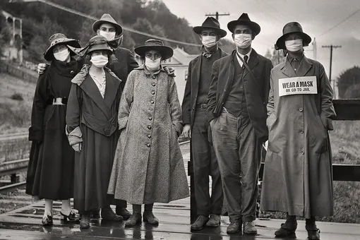 Маски-шоу: как отказ от ношения масок повлиял на пандемию гриппа-испанки в 1918 году?