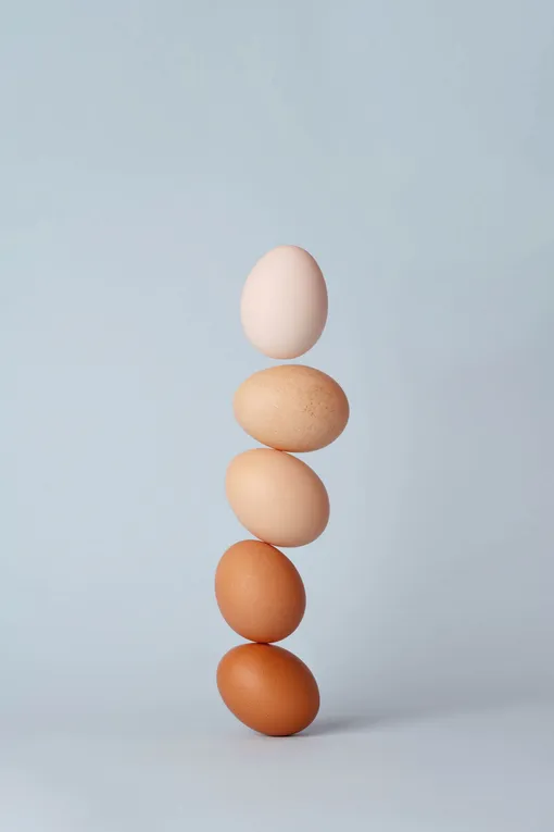 Яйца друг над другом