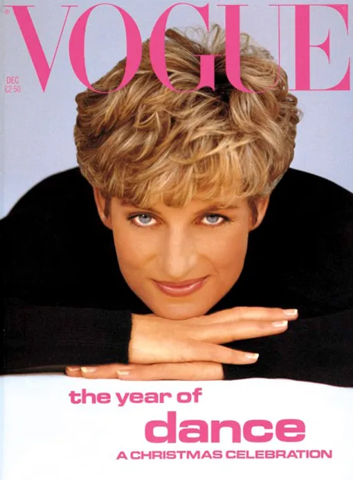 Принцесса Диана на обложке журнала Vogue в 1992 году