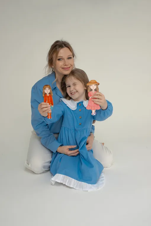 Анна Егорова с дочерью