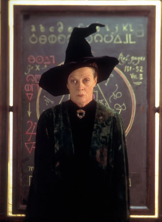 Мэгги Смит в роли профессора Макгонагалл в «Гарри Поттере»