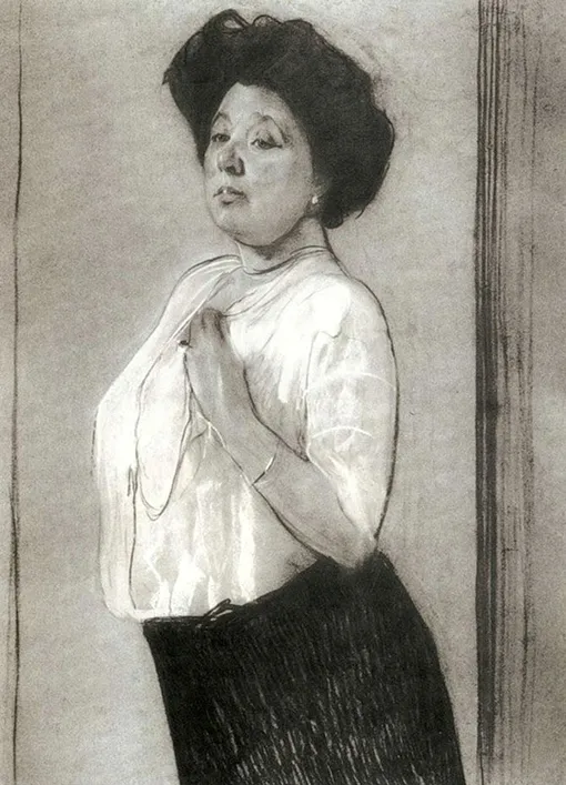 Портрет работы В. А. Серова, 1911 г.