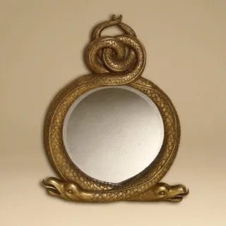 Зеркало со змеиным элементом