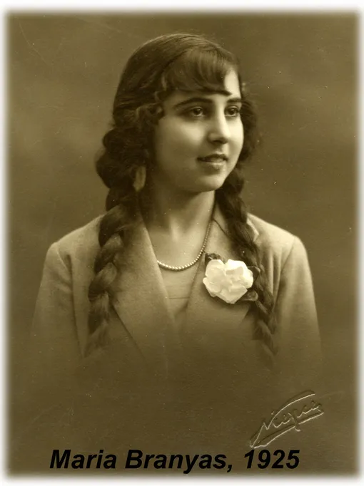 Мария Бранас Морера в 18 лет. Архивное фото