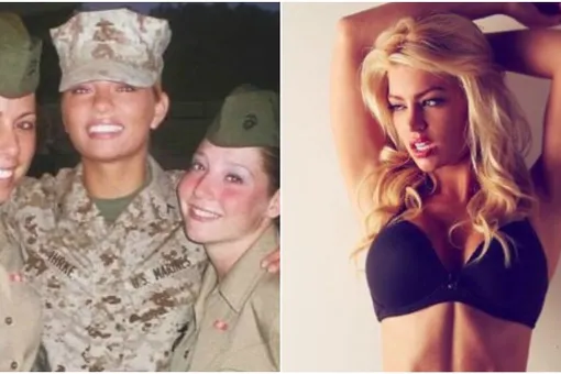 Бывший солдат морской пехоты стала моделью — и служба явно пошла ей на пользу