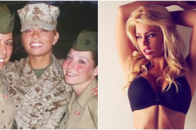 Бывший солдат морской пехоты стала моделью — и служба явно пошла ей на пользу