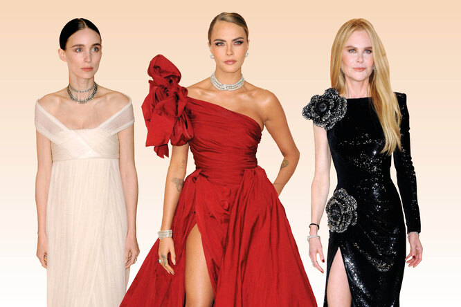 Декольте, высокие разрезы и много драмы: 15 самых обсуждаемых платьев церемонии «Оскар-2023»