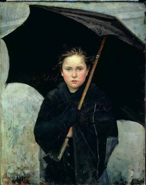 «Девочка с зонтиком», 1883