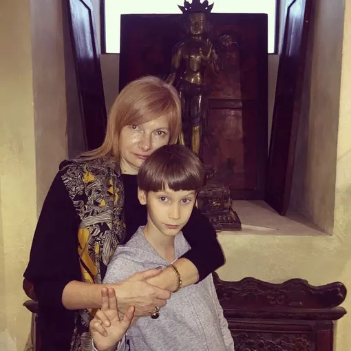 Ирина Толмацкая с внуком