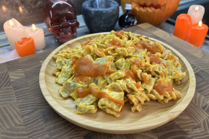Рецепт тыквенно-сырной пасты от кулинарного блогера: идеальное блюдо на Хеллоуин