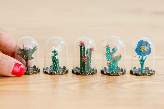 Художник создает удивительные растения из бумаги, которые умещаются на кончике пальца
