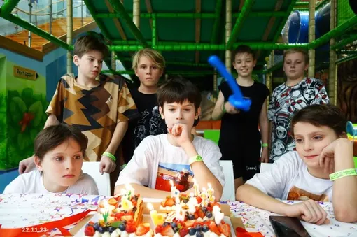 Сыновья Марии Болтневой в 12-й день рождения фото