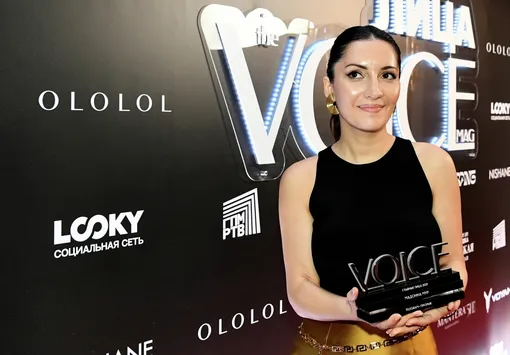 Мадонна Мур на премии «VOICE. Главные лица»