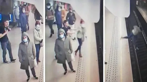неизвестный мужчина толкнул женщину под колеса поезда в брюсселе