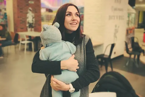 Надя Ручка впервые показала лицо четырехмесячного сына