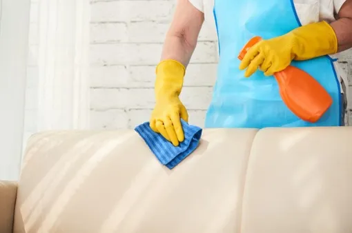 Как почистить диван фото