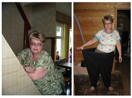 Ольга Бабурина: до и после похудения