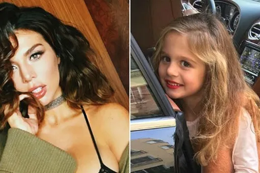 Анну Седокову раскритиковали за макияж ее пятилетней дочки