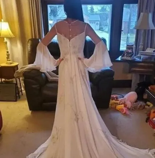 ужасное свадебное платье
