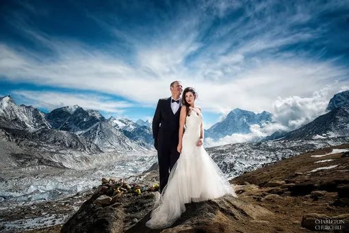 Свадьба на Эвересте: эти фотографии стоит увидеть